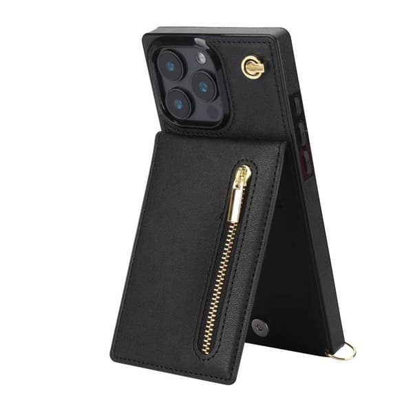 Zipper halskjede deksel Apple iPhone 16 Pro Max - Svart
