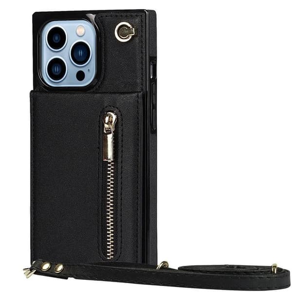 Zipper halskjede deksel Apple iPhone 16 Pro Max - Svart