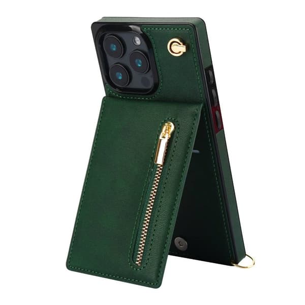 Zipper kaulakorukuori Apple iPhone 16 Pro Max - Vihreä
