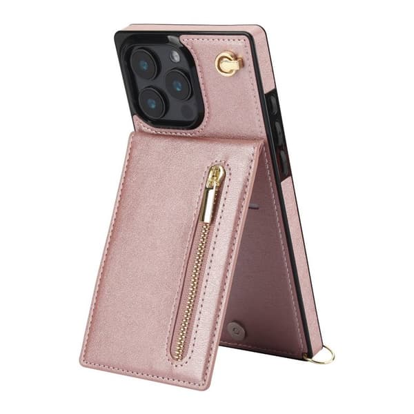 Zipper halskjede deksel Apple iPhone 16 Pro Max - Rose