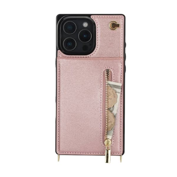 Zipper halskjede deksel Apple iPhone 16 Pro Max - Rose