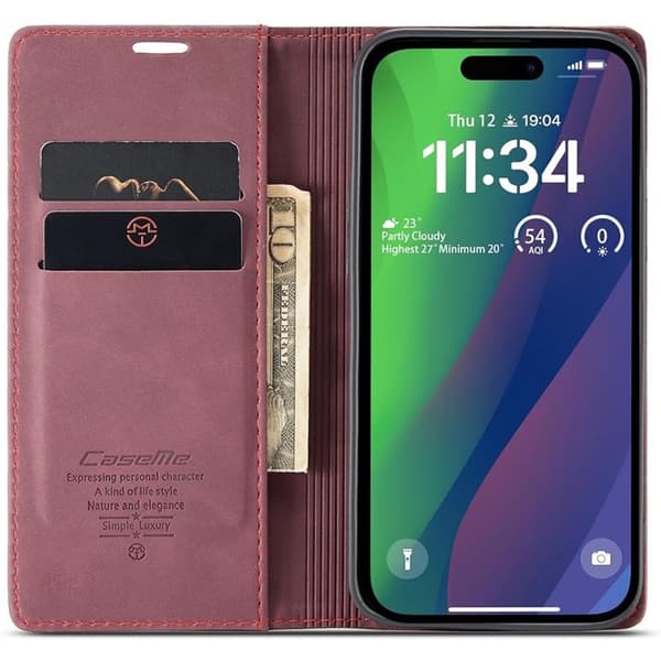 CaseMe mobilcover 013 Apple iPhone 16 Pro Max - Bordeaux