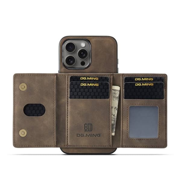 DG-Ming M2 deksel Apple iPhone 16 Pro Max - Coffee