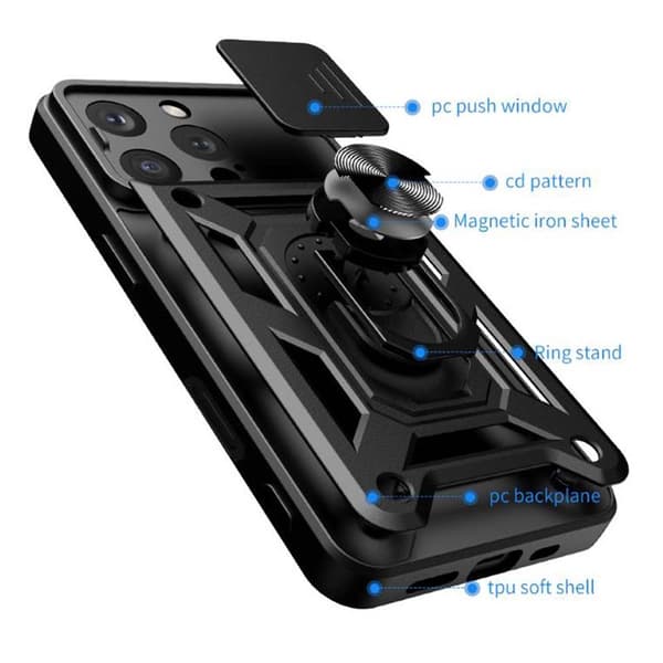 Jazz 3i1 deksel Apple iPhone 16 Pro Max - Sølv