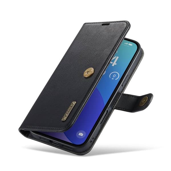 Mobil lommebok DG-Ming 2i1 Apple iPhone 16 Pro Max - Svart
