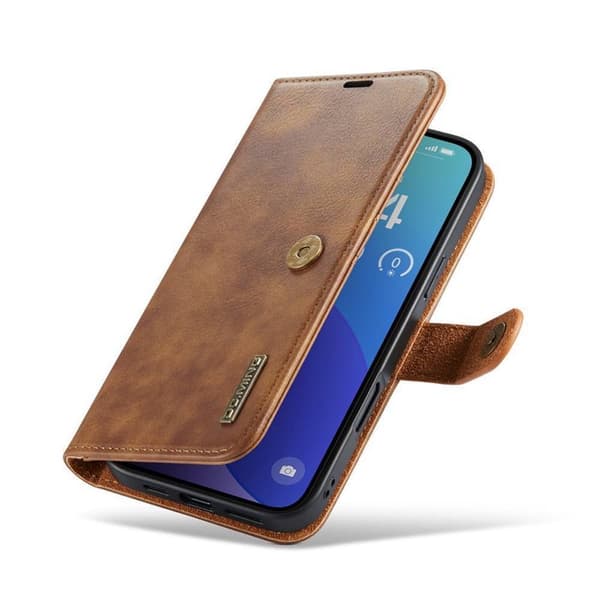 Mobil lommebok DG-Ming 2i1 Apple iPhone 16 Pro Max - Brun