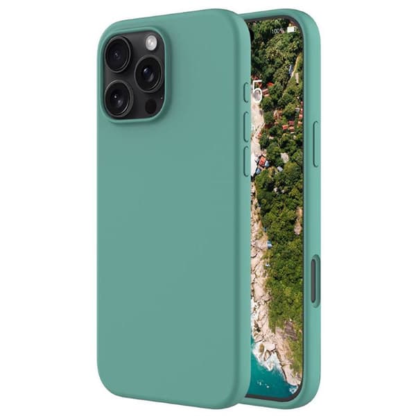 Liquid silikone cover Apple iPhone 16 Pro Max - Pine Green