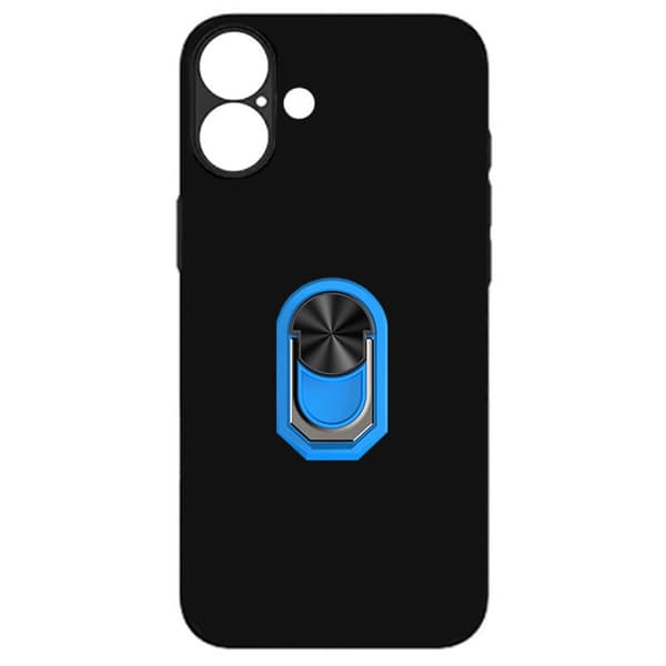 TPU ringcover Apple iPhone 16 Plus - Lyseblå
