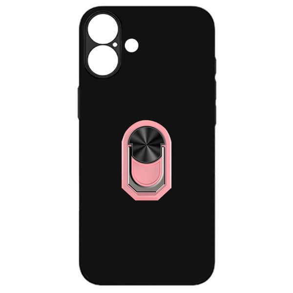 TPU ringcover Apple iPhone 16 Plus - Lyserød