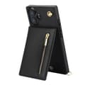 Miniatyrbild 4 av 6: Zipper necklace case Apple iPhone 16 Plus - Svart