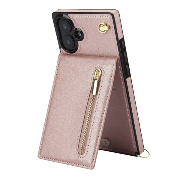 Zipper halskæde cover Apple iPhone 16 Plus - Rose
