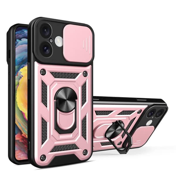Jazz 3i1 kuori Apple iPhone 16 Plus - Ruusu