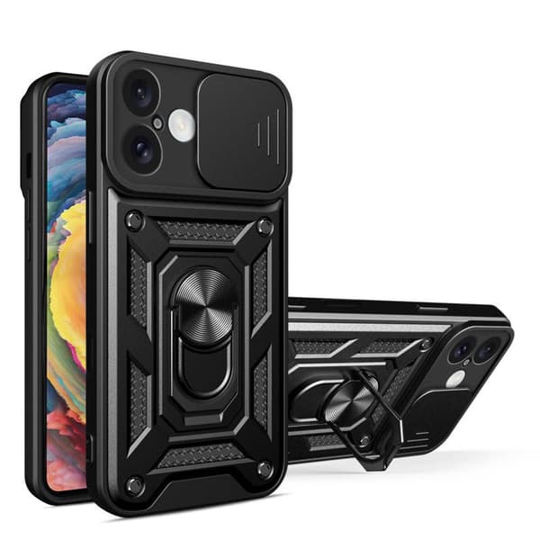 Jazz 3i1 kuori Apple iPhone 16 Plus - Musta
