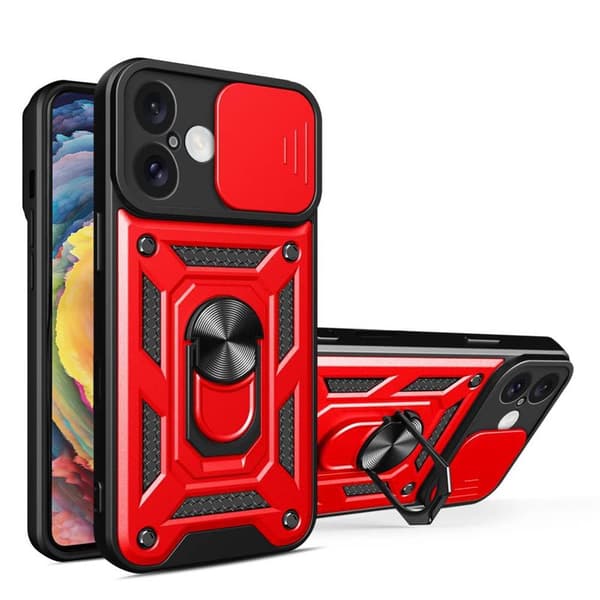 Jazz 3i1 kuori Apple iPhone 16 Plus - Punainen
