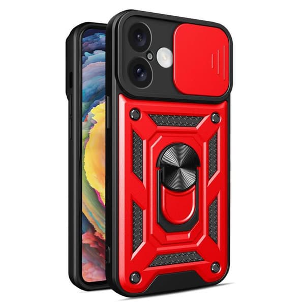 Jazz 3i1 kuori Apple iPhone 16 Plus - Punainen