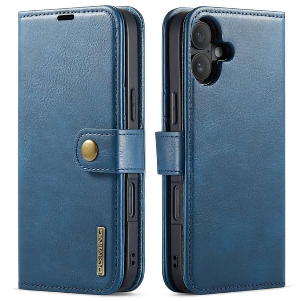 Lompakkokotelo DG-Ming 2i1 Apple iPhone 16 Plus - Sininen