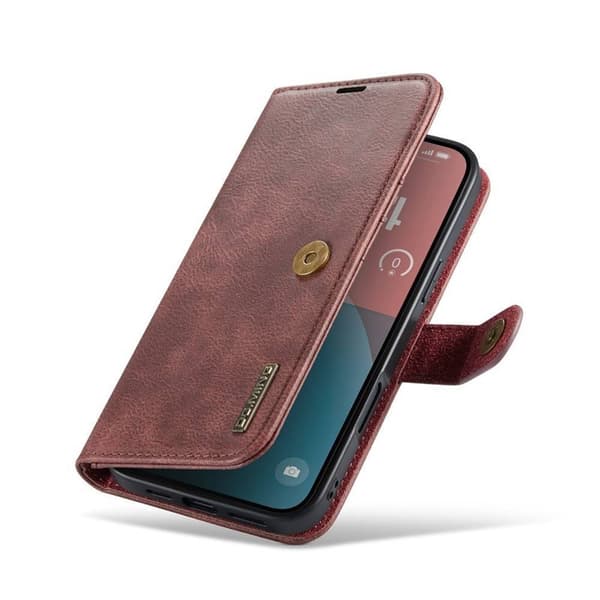 Lompakkokotelo DG-Ming 2i1 Apple iPhone 16 Plus - Punainen