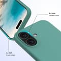 Pikkukuva 2 / 3: Liquid silikonisuoja Apple iPhone 16 Plus - Pine Green