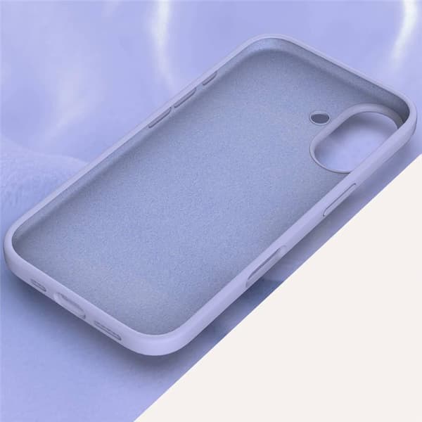 Liquid silikone cover Apple iPhone 16 Plus - Pale Purple