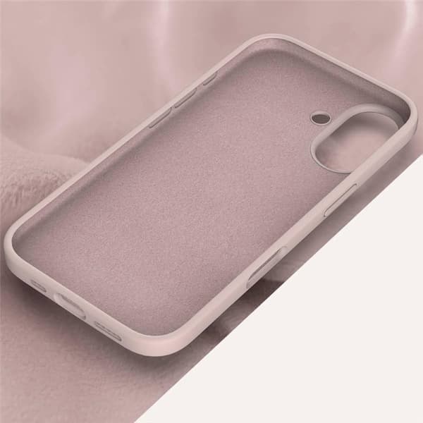 Liquid silikone cover Apple iPhone 16 Plus - Pink Sand
