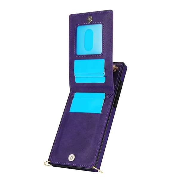 Zipper kaulakorukuori Apple iPhone 16 - Violetti