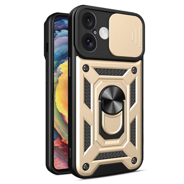 Jazz 3i1 kuori Apple iPhone 16 - Kulta