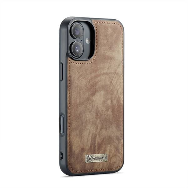 CaseMe puhelimenkotelo 008 8-kortti Apple iPhone 16 - Ruskea