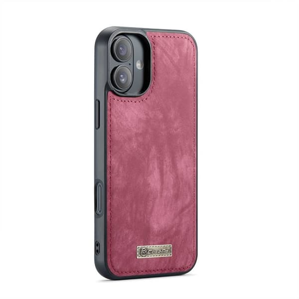 CaseMe mobilcover 008 8-kort Apple iPhone 16 - Rød