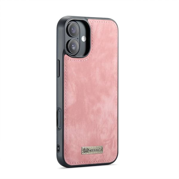 CaseMe mobilcover 008 8-kort Apple iPhone 16 - Lyserød