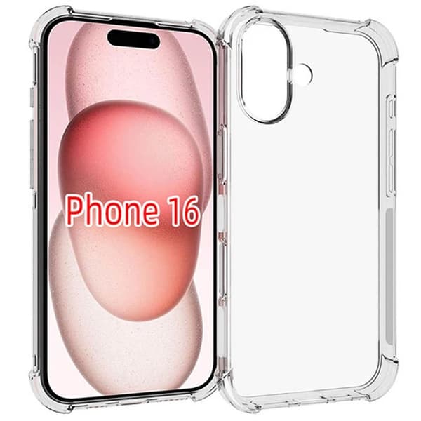 Iskunkestävä silikonikuori Apple iPhone 16