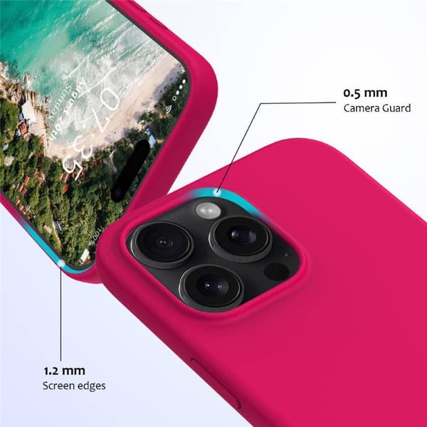 Liquid silikon skal Apple iPhone 16 Pro - Dragon Fruit