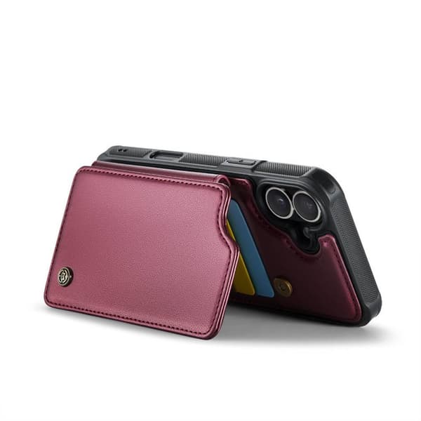 CaseMe mobilfodral C22 Apple iPhone 16 Plus - Vinröd