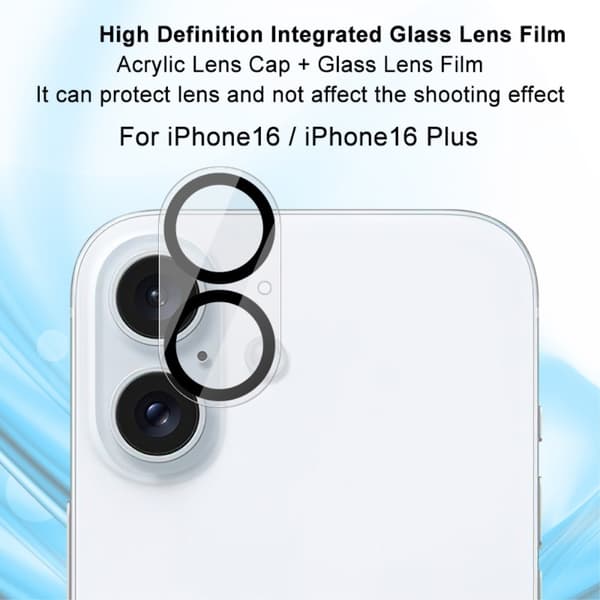 IMAK iPhone 16/16 Plus Linsskydd Härdat Glas