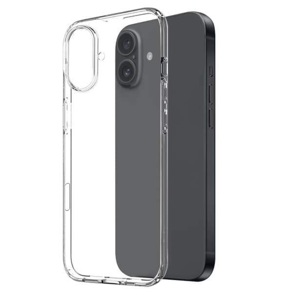 NORTHJO iPhone 16 Plus 3in1 Komplett Skyddspaket Transparent