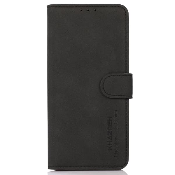 KHAZNEH iPhone 16 Pro Fodral  Matt Läder Svart
