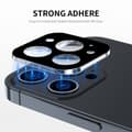 Miniatyrbild 3 av 5: ENKAY iPhone 16 Pro Max/16 Pro Linsskydd Härdat Glas Svart