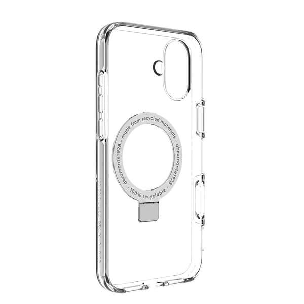 dbramante1928 iPhone 16 Plus Cover Iceland Ultra D3O MagSafe Kickstand Klar