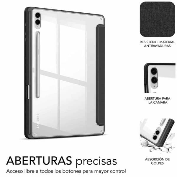 Nettbrettdeksel Subblim Samsung S9+/ FE Svart