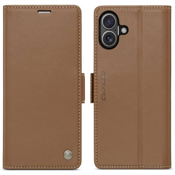 CaseMe puhelimenkotelo 023 Apple iPhone 16 Plus - Ruskea