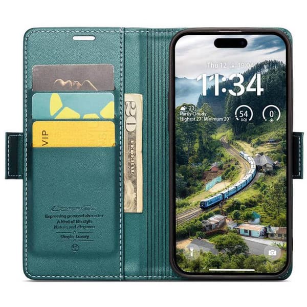 CaseMe mobilcover 023 Apple iPhone 16 Plus - Petrol