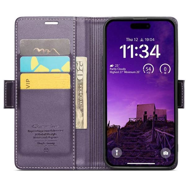 CaseMe mobilfodral 023 Apple iPhone 16 Pro - Lila