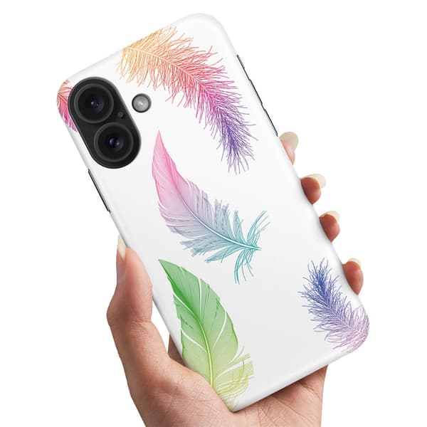 iPhone 16 - Skal/Mobilskal Fjädrar