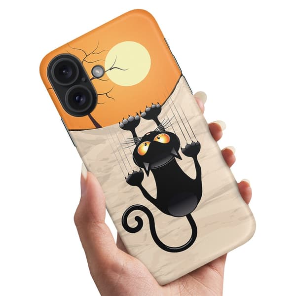 iPhone 16 - Kuoret/Suojakuori Raapiva Kissa