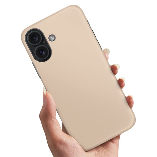 iPhone 16 - Skal/Mobilskal Beige