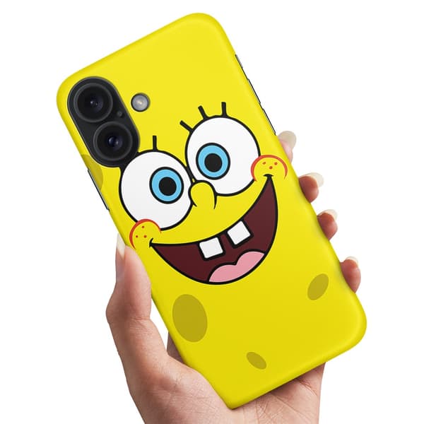 iPhone 16 Plus - Cover/Mobilcover Svampebob