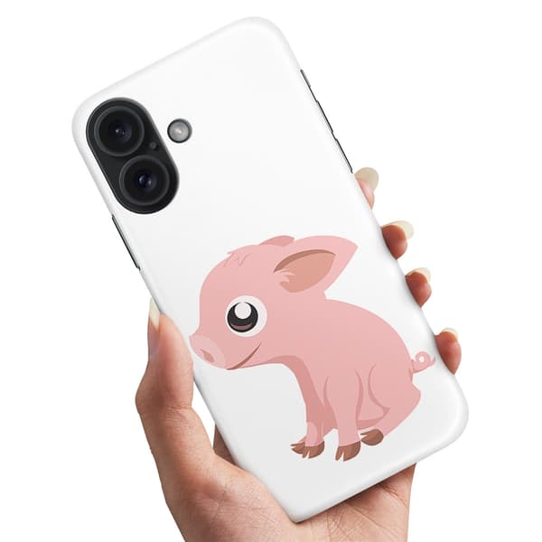 iPhone 16 Plus - Skal/Mobilskal Minigris