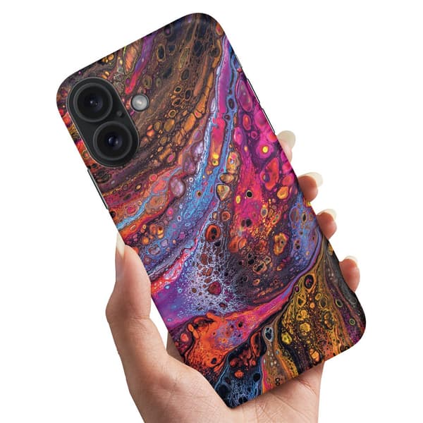 iPhone 16 Plus - Kuoret/Suojakuori Psykedeelinen