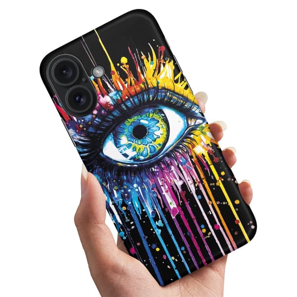 iPhone 16 Plus - Cover/Mobilcover Rindende Øje