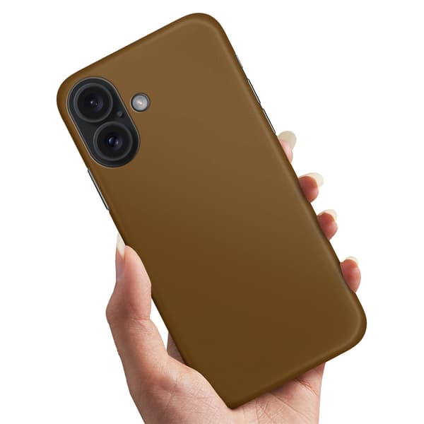 iPhone 16 Plus - Kuoret/Suojakuori Ruskea