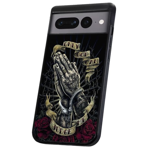 Google Pixel 9 Pro XL - Deksel/Mobildeksel Only God Can Judge Me